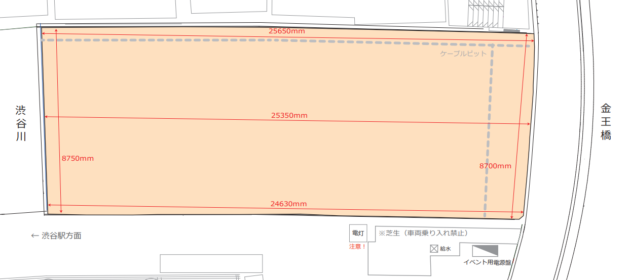 金王橋広場図面