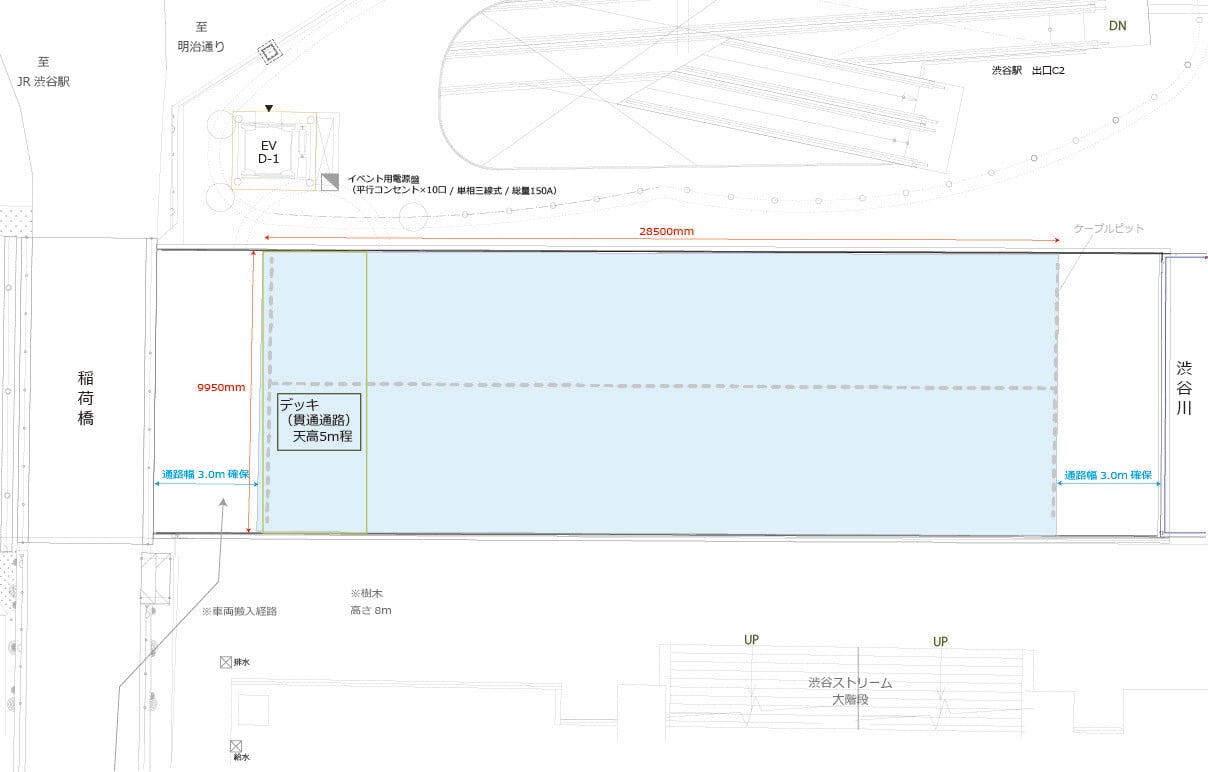 稲荷橋広場図面